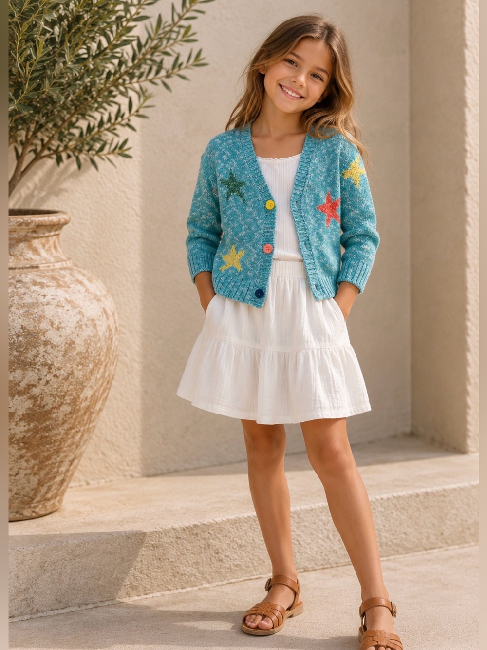 🔥CUTEST Stella McCartney Star Knit Cardigan size 3T Prisine! Price Firm!